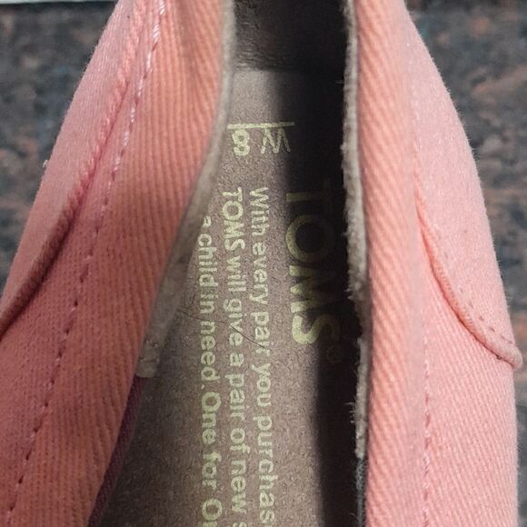 Tom's Cork Wedge Slip Ons...Size 8...EUC - Picture 5 of 7